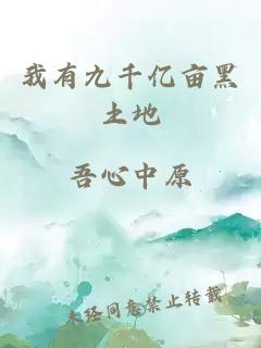 我有九千亿亩黑土地