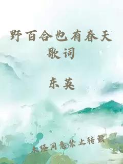野百合也有春天歌词