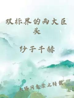 双标界的两大巨头