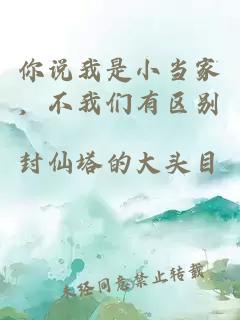 你说我是小当家，不我们有区别
