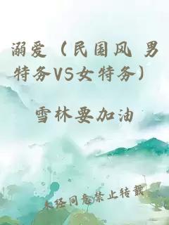 溺爱（民国风 男特务VS女特务）